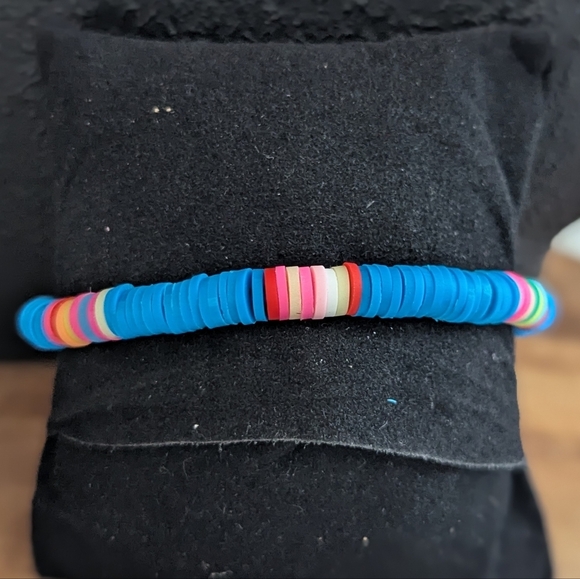 Taylor Swift Friendship Bracelet Midnights Vinyl Disc Stretchable Stackable Teen - Picture 2 of 3